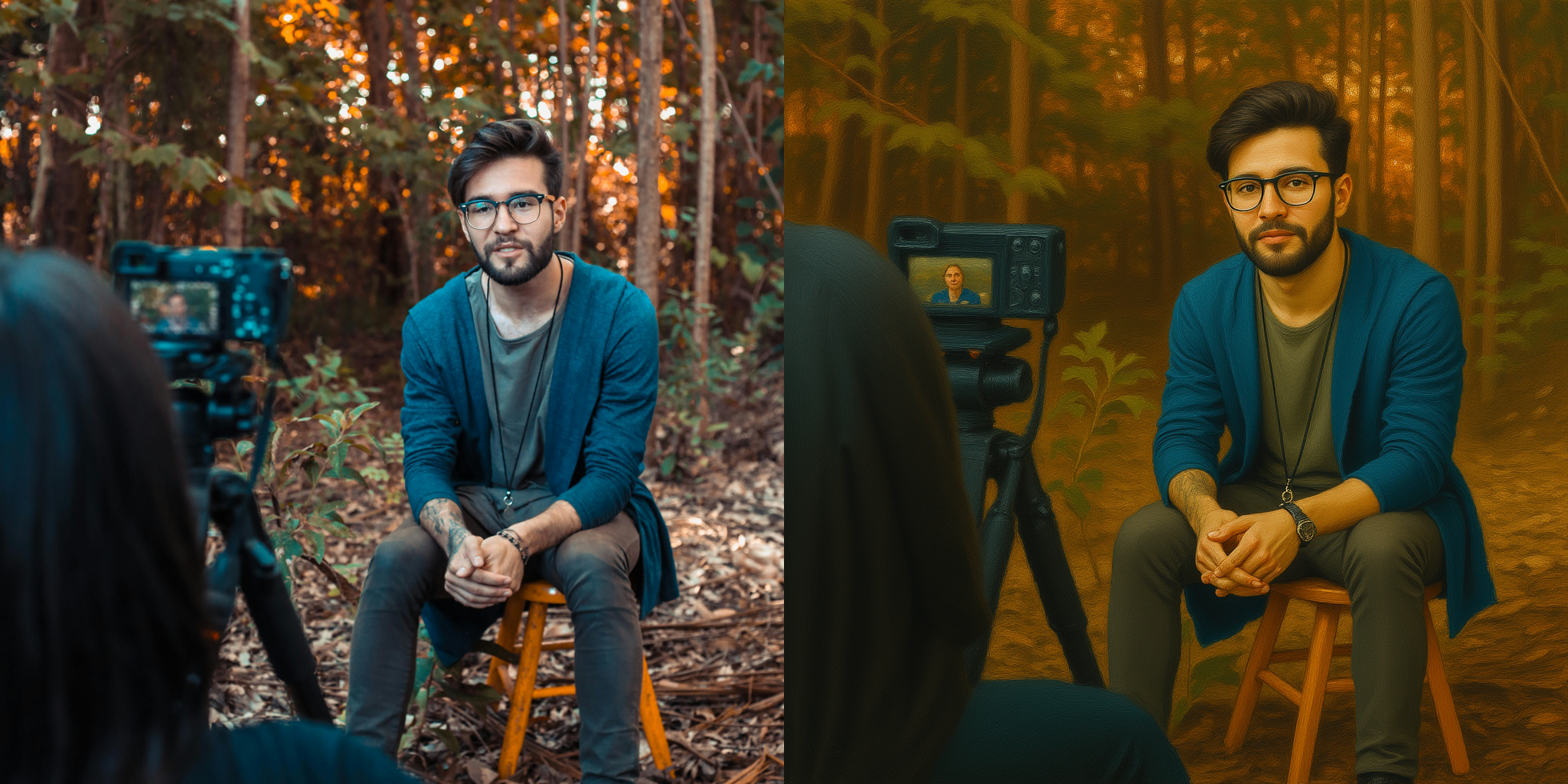 Oil Painting Style Example